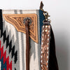 ADBGA289 American Darling Fringed Hand Woven Saddle Blanket Large Cross body Bag