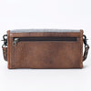 ADBG877 American Darling Hand Woven Saddle Blanket Western Leather Crossbody with YKK Zipper