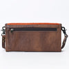 ADBG877 American Darling Hand Woven Saddle Blanket Western Leather Crossbody with YKK Zipper