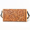 ADBG889 American Darling Hand Tooled Leather Wallet | Western Tooled Crossbody Wallet
