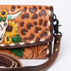 ADBG889 American Darling Hand Tooled Leather Wallet | Western Tooled Crossbody Wallet