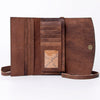 ADBG889 American Darling Hand Tooled Leather Wallet | Western Tooled Crossbody Wallet