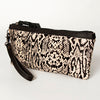 ADBG344 American Darling Genuine Hair On Hide Pattern Leather Western Wristlet