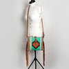 ADBG892 American Darling Western Handcrafted Hand Tooled Leather Cross body Bag