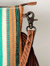 ADBG892 American Darling Western Handcrafted Hand Tooled Leather Cross body Bag