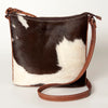 ADBG894 American Darling Hair-On Cowhide Large Cross body Bag Western Genuine Leather Handbag