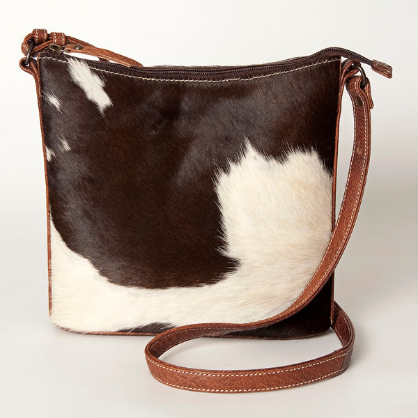 ADBG894 American Darling Hair-On Cowhide Large Cross body Bag Western Genuine Leather Handbag
