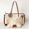 ADBG533 American Darling Handcrafted Hair-On Cowhide Western Leather Tote Bag