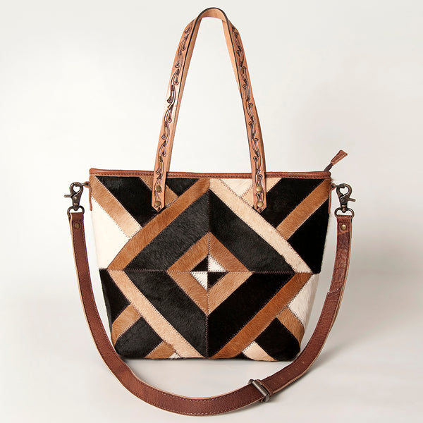 ADBG533 American Darling Handcrafted Hair-On Cowhide Western Leather Tote Bag