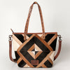 ADBG533 American Darling Handcrafted Hair-On Cowhide Western Leather Tote Bag