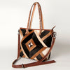 ADBG533 American Darling Handcrafted Hair-On Cowhide Western Leather Tote Bag