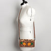 ADBG486 Handcrafted Genuine Leather and Hair on Hide Crossbody with Stitching