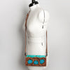 ADBG486 Handcrafted Genuine Leather and Hair on Hide Crossbody with Stitching