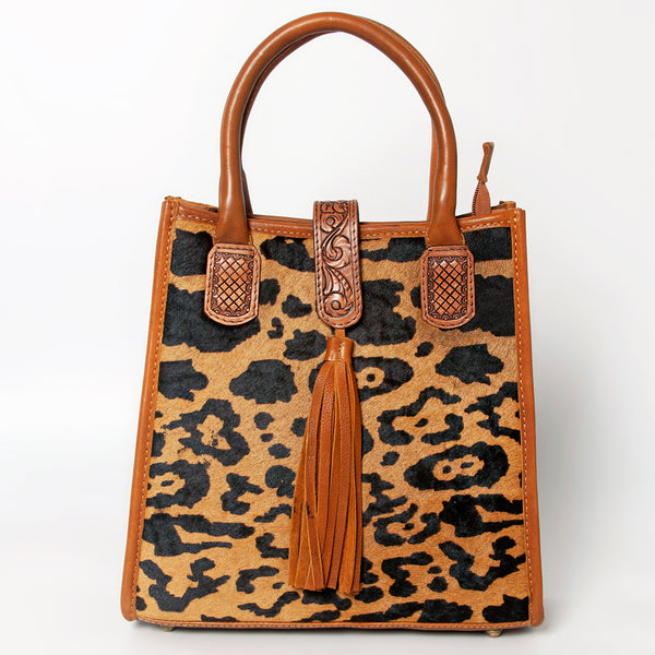 ADBGA279 American Darling Tote Bag Hair-On Cowhide Genuine Leather Hand Tooled