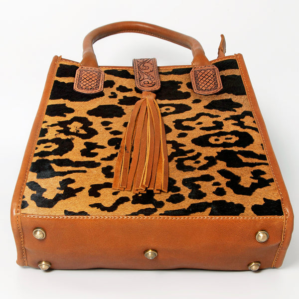 ADBGA279 American Darling Tote Bag Hair-On Cowhide Genuine Leather Hand Tooled