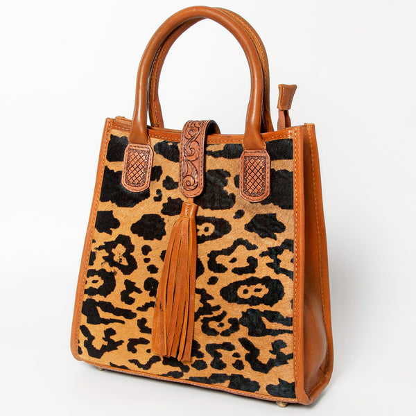 ADBGA279 American Darling Tote Bag Hair-On Cowhide Genuine Leather Hand Tooled