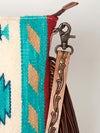 ADBG892 American Darling Western Handcrafted Hand Tooled Leather Cross body Bag