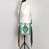 ADBG892 American Darling Western Handcrafted Hand Tooled Leather Cross body Bag