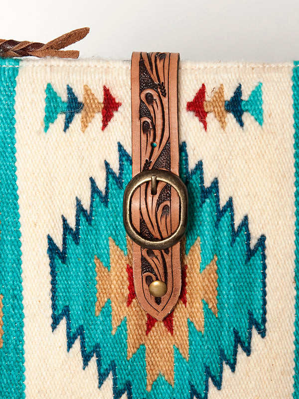 ADBG892 American Darling Western Handcrafted Hand Tooled Leather Cross body Bag