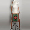 ADBG905 American Darling Hand Woven Saddle Blanket Western Leather Cross body Bag with Fringes