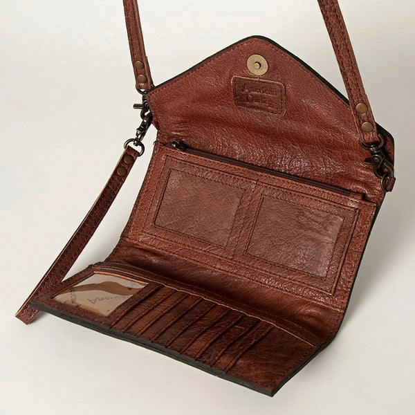 ADBG906 American Darling Handcrafted Hand Tooled Leather Saddle Blanket Envelope