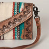 ADBG906 American Darling Handcrafted Hand Tooled Leather Saddle Blanket Envelope