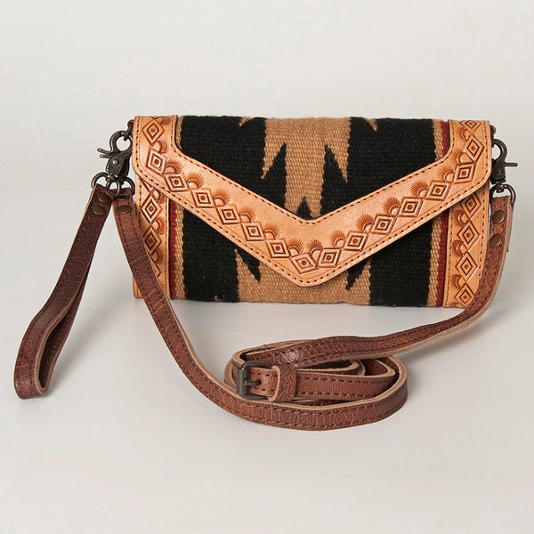 ADBG906 American Darling Handcrafted Hand Tooled Leather Saddle Blanket Envelope