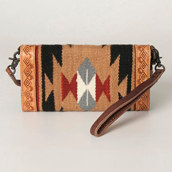 ADBG906 American Darling Handcrafted Hand Tooled Leather Saddle Blanket Envelope