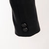 ADBZ011 American Darling Women Western Black Fabric Blazer with Hand-Tooled Leather Lapels