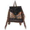 LC-KB328Backpack Upcycled Canvas Ladies Bag