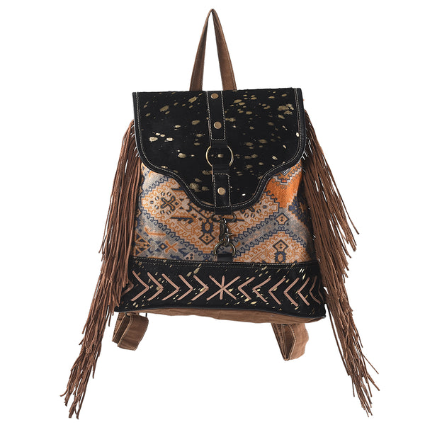 LC-KB328Backpack Upcycled Canvas Ladies Bag