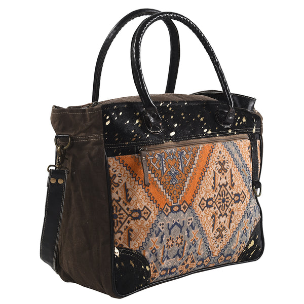 LC-KB322 Weekender Upcycled Canvas Ladies Bag