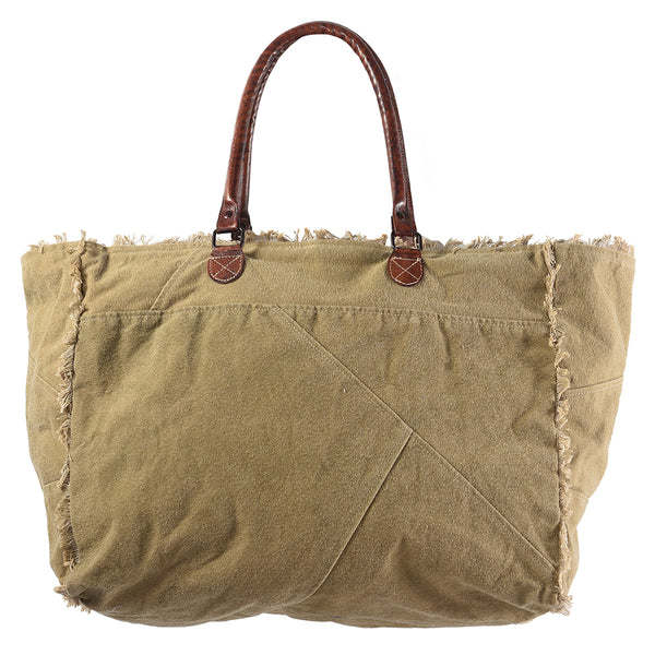 LC-KB334 Weekender Upcycled Canvas Ladies Bag