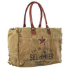 LC-KB331 Weekender Upcycled Canvas Ladies Bag