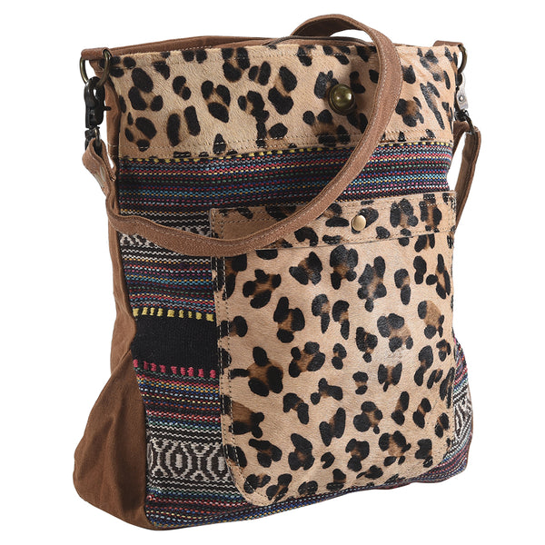 LC-KB321 Large Crossbody Upcycled Canvas Ladies Bag