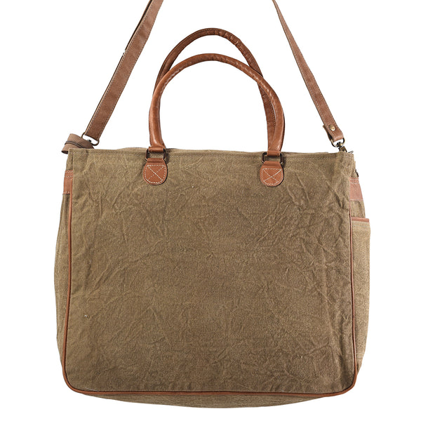 LC-KB325 Weekender Upcycled Canvas Ladies Bag