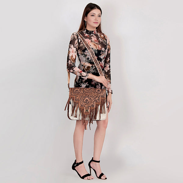 LC-ADBGI153 Messenger Genuine Western Leather Women Bag