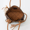 ADBGD144 American Darling Handcrafted Leather Speedy Bag with Braided Handles & Fringes