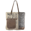 LC-KB317 Tote Upcycled Canvas Ladies Bag