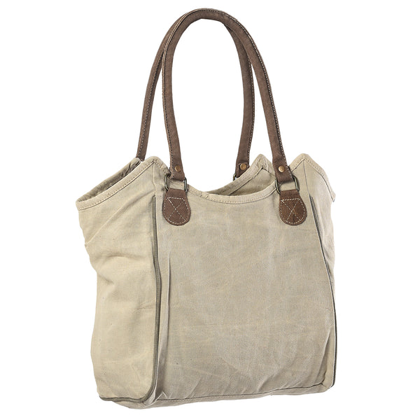 LC-KB330 Tote Upcycled Canvas Ladies Bag