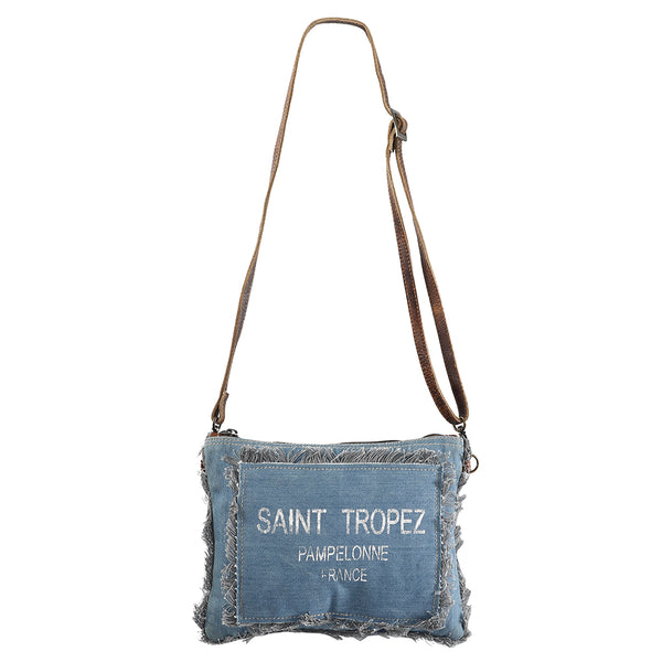 LC-KB337 Crossbody Upcycled Canvas Ladies Bag