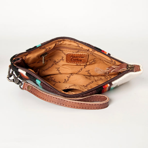 ADBG344 American Darling Aztec Saddle Blanket Western Style Wristlet Clutch Bag