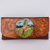 ADBGM112 Hand-Painted Leather Wallet Clutch - Western Design by American Darling