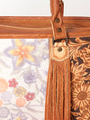 ADBG230 American Darling Western Tote Bag - Handcrafted Hair-On Cowhide & Hand-Tooled Leather
