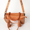 ADBG230 American Darling Western Tote Bag - Handcrafted Hair-On Cowhide & Hand-Tooled Leather