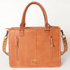 ADBG230 American Darling Western Tote Bag - Handcrafted Hair-On Cowhide & Hand-Tooled Leather