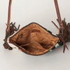 ADBG236 American Darling Cross body Bag with Woven Saddle Blanket & Fringes