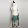 ADBG236 American Darling Cross body Bag with Woven Saddle Blanket & Fringes