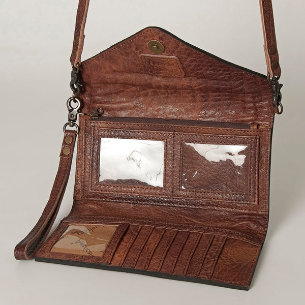 ADBG906 American Darling Handcrafted Hand Tooled Leather Saddle Blanket Envelope