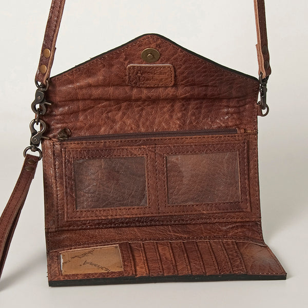 ADBG906 American Darling Handcrafted Hand Tooled Leather Saddle Blanket Envelope